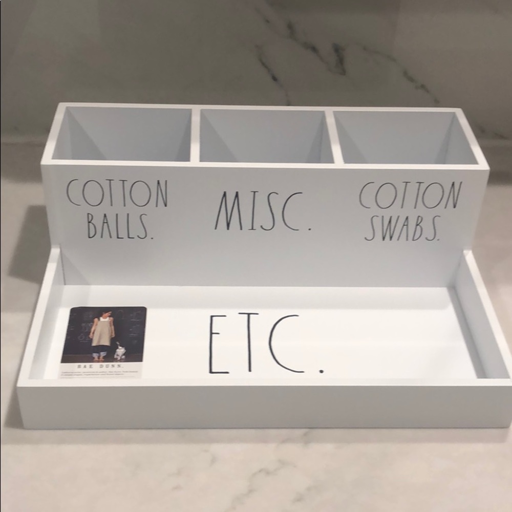 Rae Dunn cotton organizer